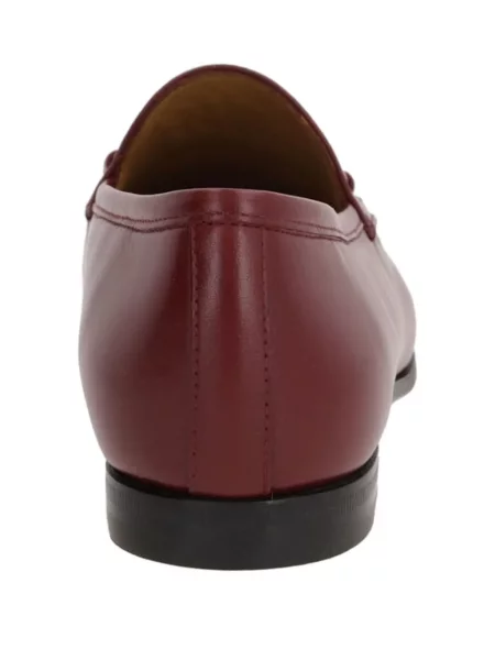 Kožené loafers Gucci červené