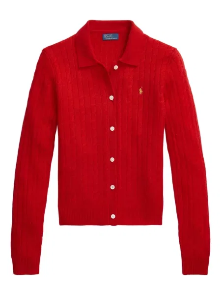Căciulă Polo Ralph Lauren de catifea cord cu dungi de costum alb