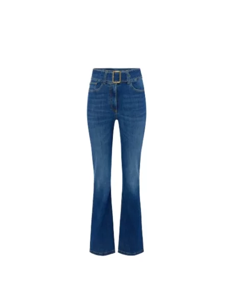 Jeansy Elisabetta Franchi niebieskie
