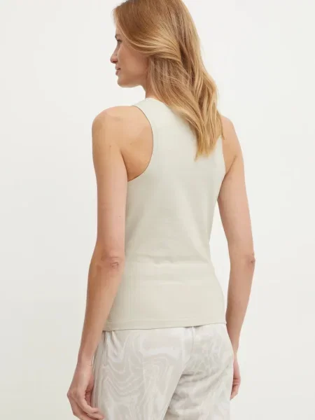 Топ adidas Essentials Linear бежевий