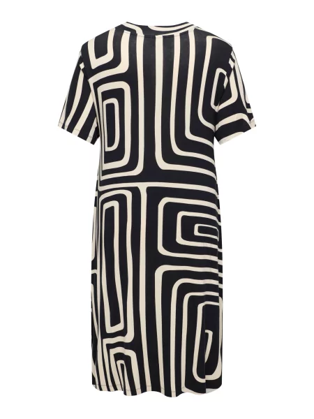 ONLY Carmakoma Rochie CARFYRLA bej deschis negru