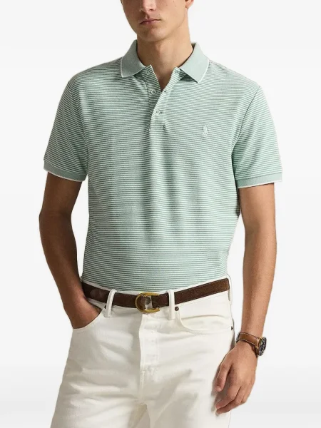 Bőr húzózsinór pólóing Polo Ralph Lauren barna