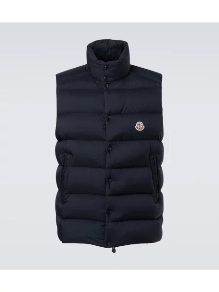 Puh brezrokavnik Moncler modra