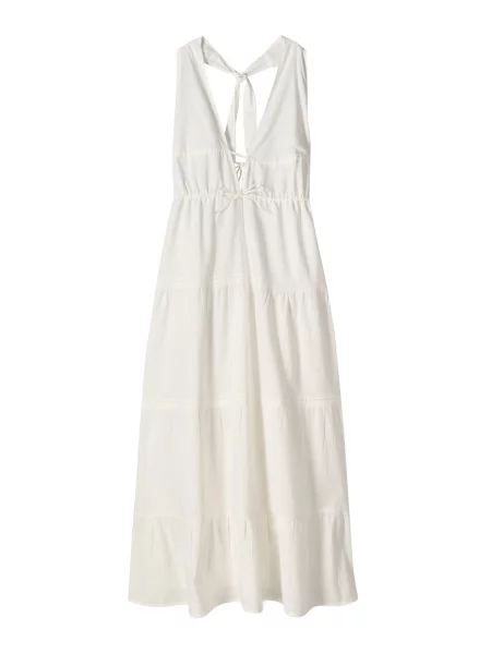 Bershka Rochie de vară murdar alb