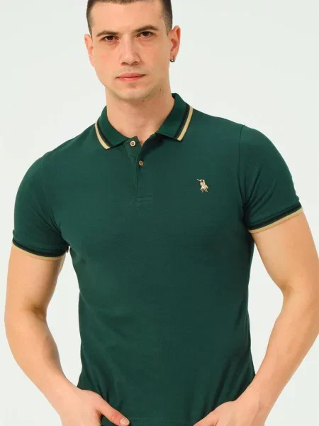 Tricou polo Dewberry verde
