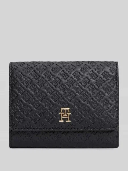 Tommy Hilfiger portfel z imitacji skóry czarny
