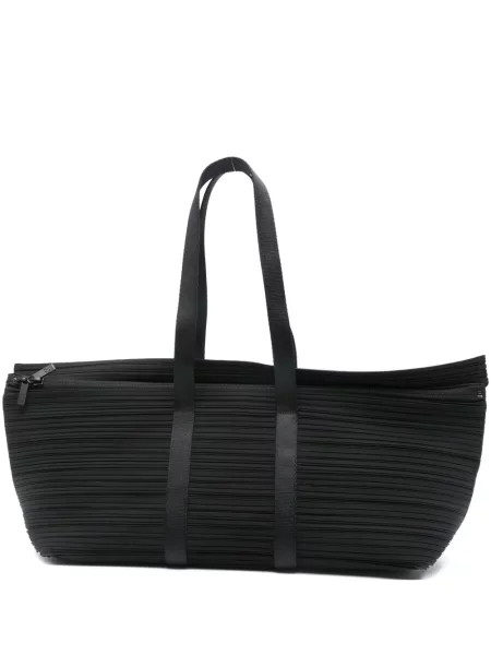 Geantă Pleats Please Issey Miyake plisată negru