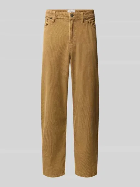 Spodnie sztruksowe o kroju baggy model ALEX' Jack & Jones beżowe