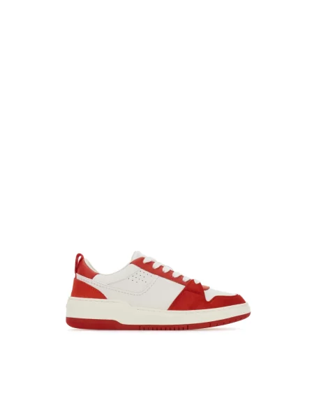 Sneakersy Salvatore Ferragamo zamszowe białe