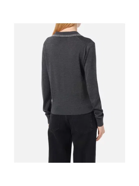 Sweter Iceberg wełniany szary