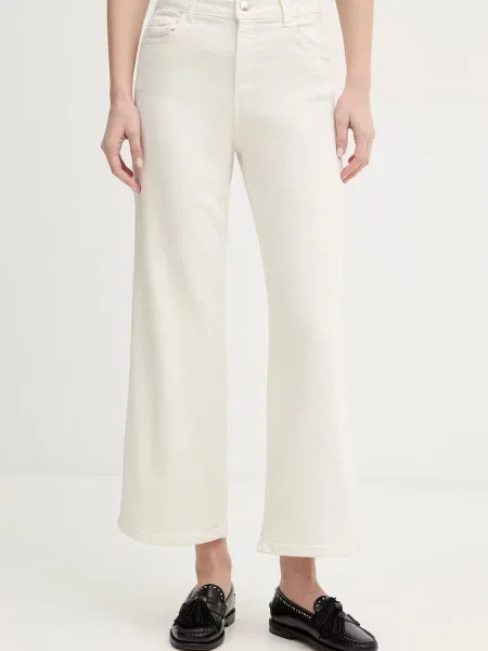 Marella jeansy Emme by Marella beżowe
