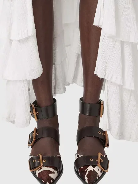 Кожаные балетки Allsaints
