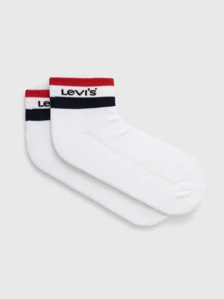 Чорапи Levi's 2 броя бяло
