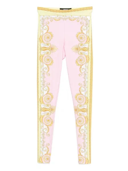 Legginsy Versace różowe
