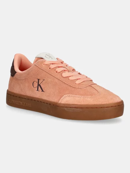 Calvin Klein Jeans Сникърси Classic Cupsole Mix In Оранжев бяло