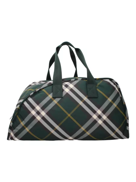 Torba Burberry w kratę zielona