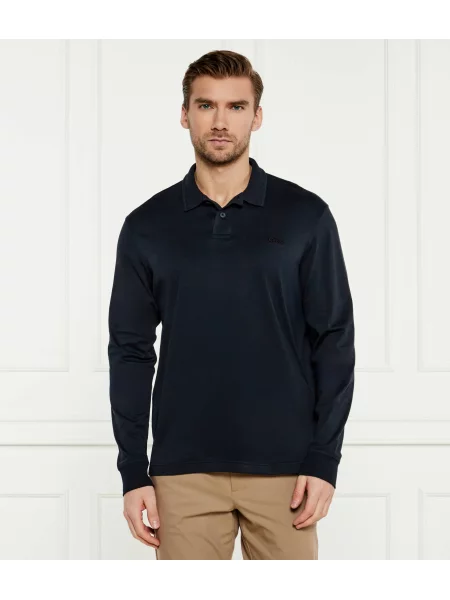 Tricou polo Boss Orange portocaliu