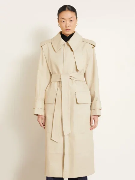 Victoria Beckham Trenčkot Philippa béžová