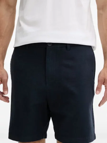 Pantaloni scurți Armani Exchange cu autograf albastru