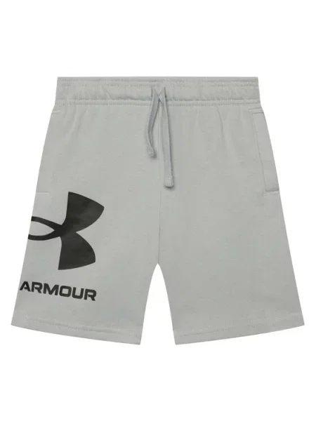Under Armour Спортни шорти UA RIVAL FLEECE LOGO SHORTS сив