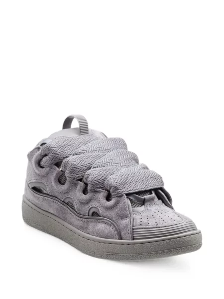 Sneakerși Lanvin din piele gri