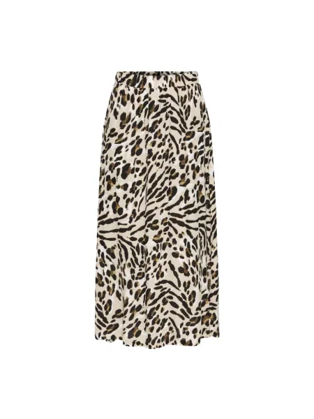 Wielobarwność spódnica Ichi z nadrukiem zwierzęcym