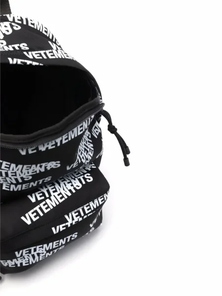 Rucsac Vetements cu imagine negru