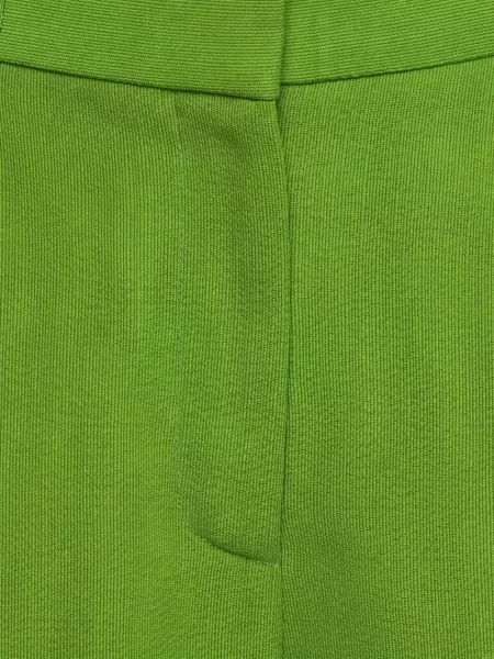 Pantaloni Victoria Beckham evazate verde