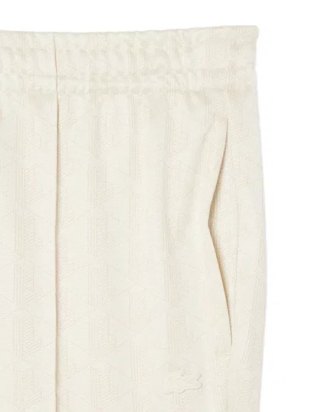 Pantaloni Lacoste din jacard alergare