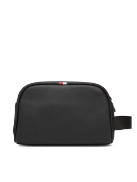 Tommy Hilfiger Kozmetični kovček Th Foundation Washbag črna