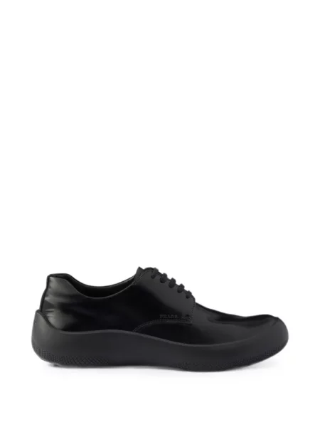 Sneakerși Prada din piele negru