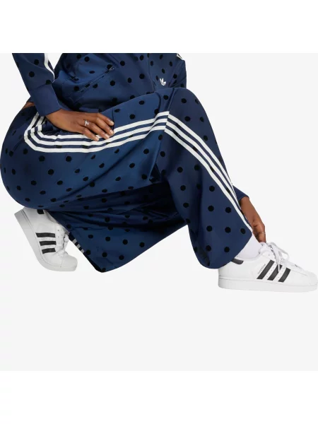 Παντελόνια adidas Satin Polka Dots Wide Leg Pant Night Indigo XL