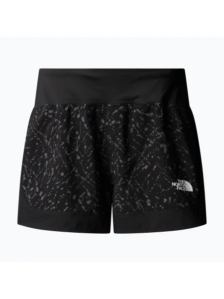 Pantaloni scurți de alergare pentru femei The North Face Sunriser tnf black negru