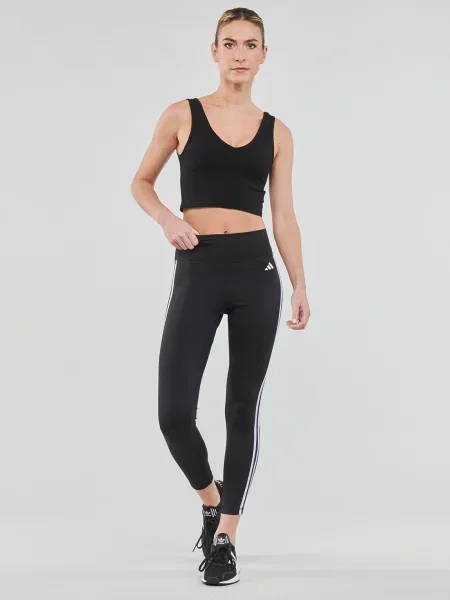 Leggings adidas Train Essentials High-Waisted Leggings Black/ Cream White/ Gum 3 S fekete