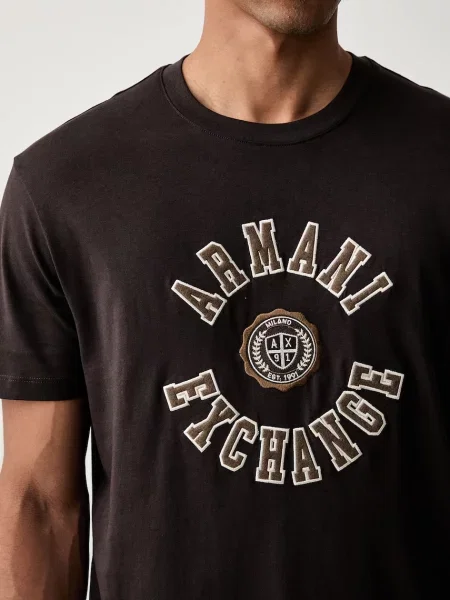 Armani Exchange férfi póló barna