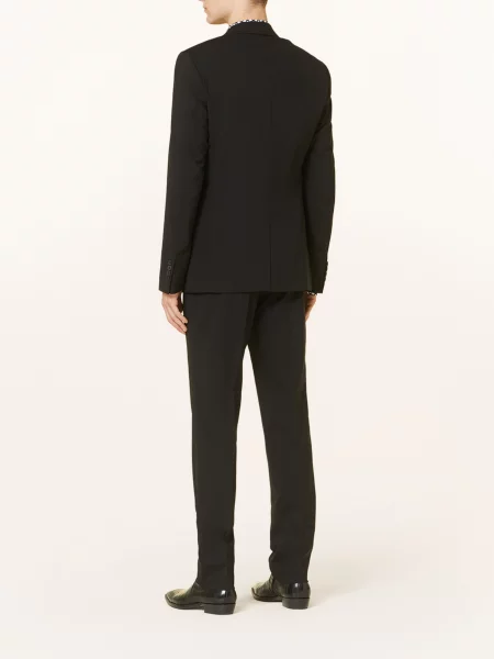 Sandro Marynarka Extra Slim Fit schwarz czarna