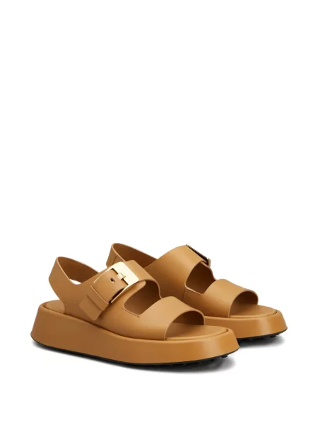 Sandale Tod's cu cataramă maro