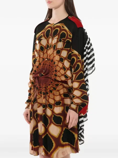 Rochie midi Givenchy cu imagine negru