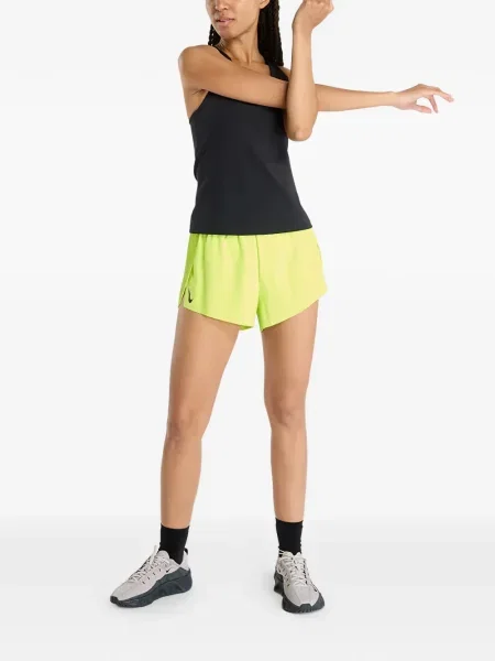 Top sportowy Nike prążkowany niebieski