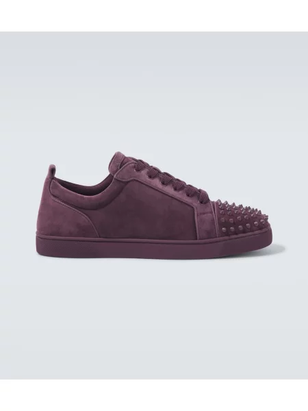 Маратонки Christian Louboutin виолетово
