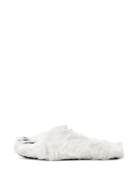 Papuci tip mules Bravest Studios alb