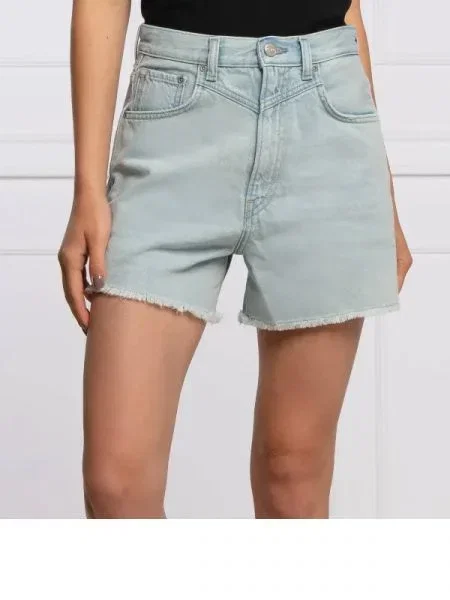 Pepe Jeans London Pantaloni scurți RACHEL | denim albastru