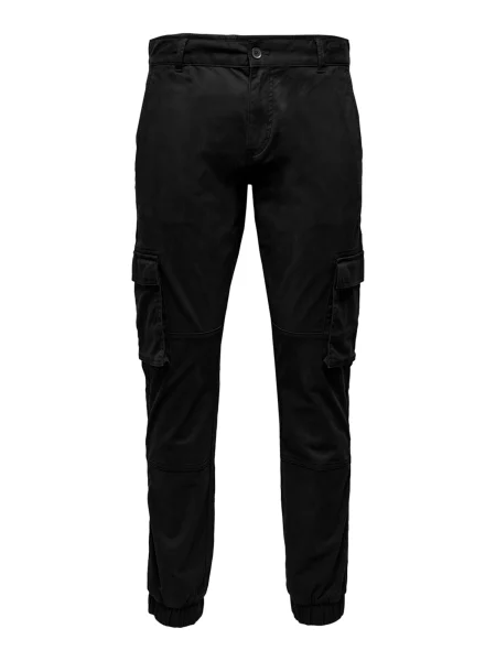 Only & Sons Pantaloni cu Cam' negru