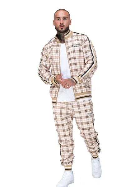 Спортивний костюм Lonsdale CAMROSS поліестер/еластан бежевий