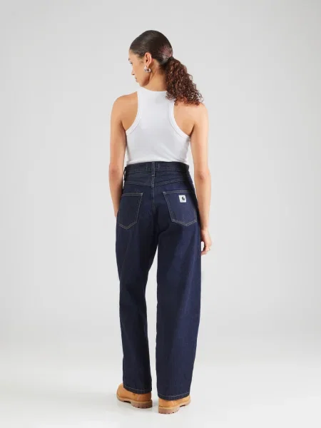 Carhartt WIP jeans W Brandon high waist albastru