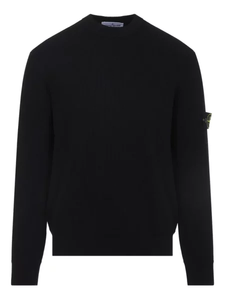 Pulover Stone Island cu strasuri negru