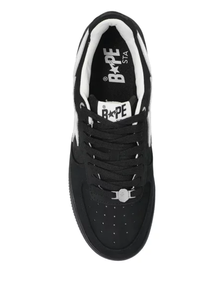 Iš natūralios odos sportbačiai A Bathing Ape® juoda
