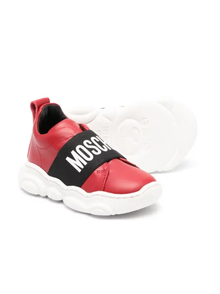 Sneakersy dziecięce Moschino czerwone