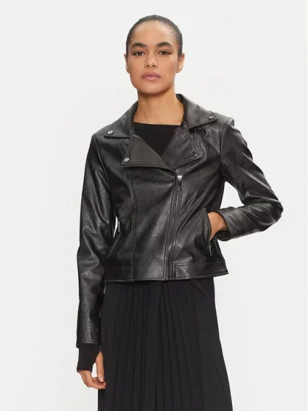 Jakna iz umetnega usnja Joseph Ribkoff siva