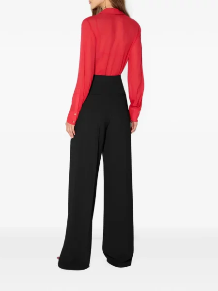 Ușor pantaloni Elisabetta Franchi negru